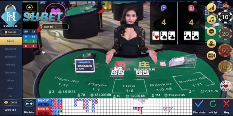 Người chơi có thể kiếm bộn tiền nhờ chiến thuật 1 - 2 trong baccarat